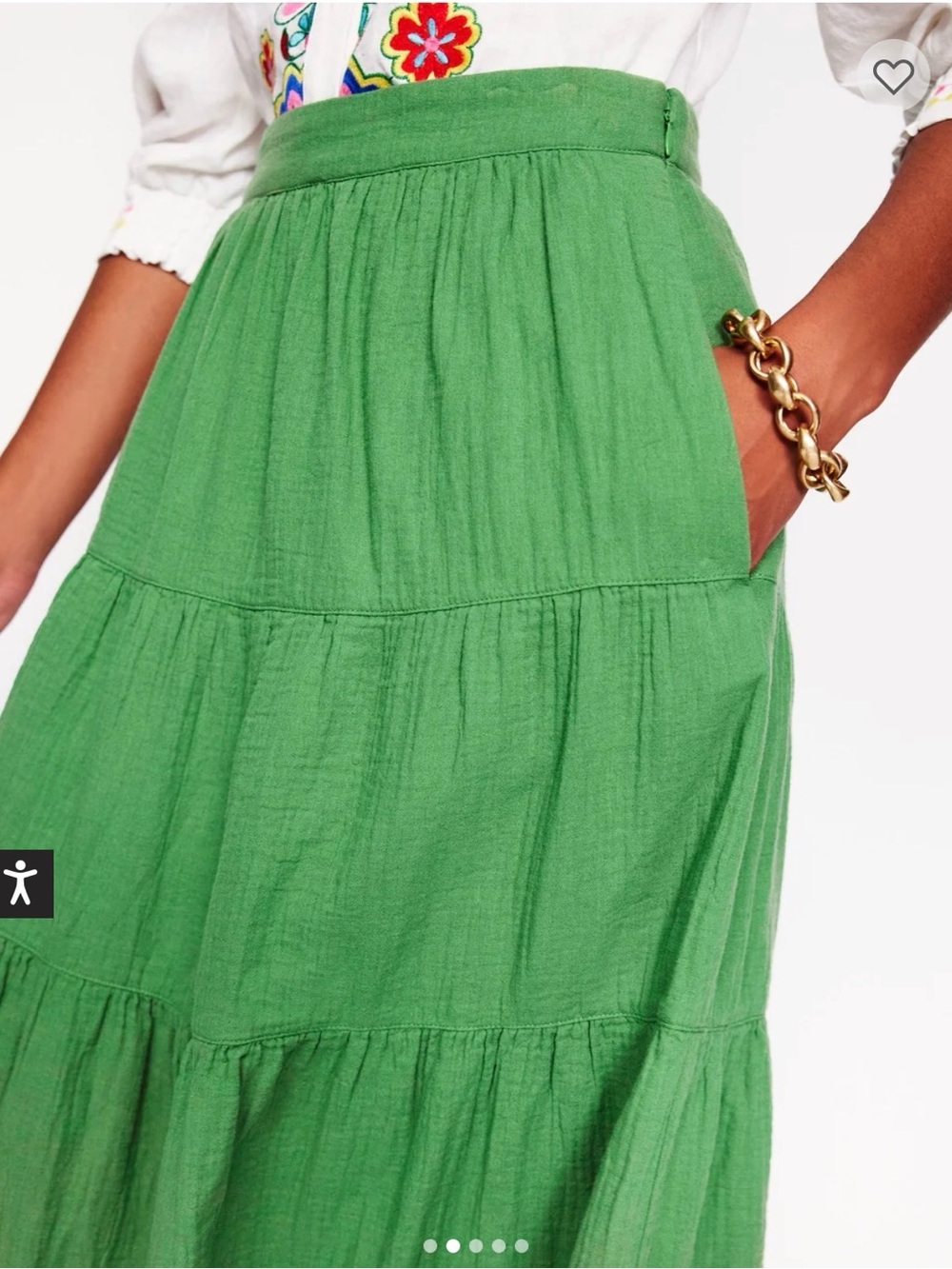 Boden Nadia Double Cloth Maxi Skirt - Picture 2 of 12